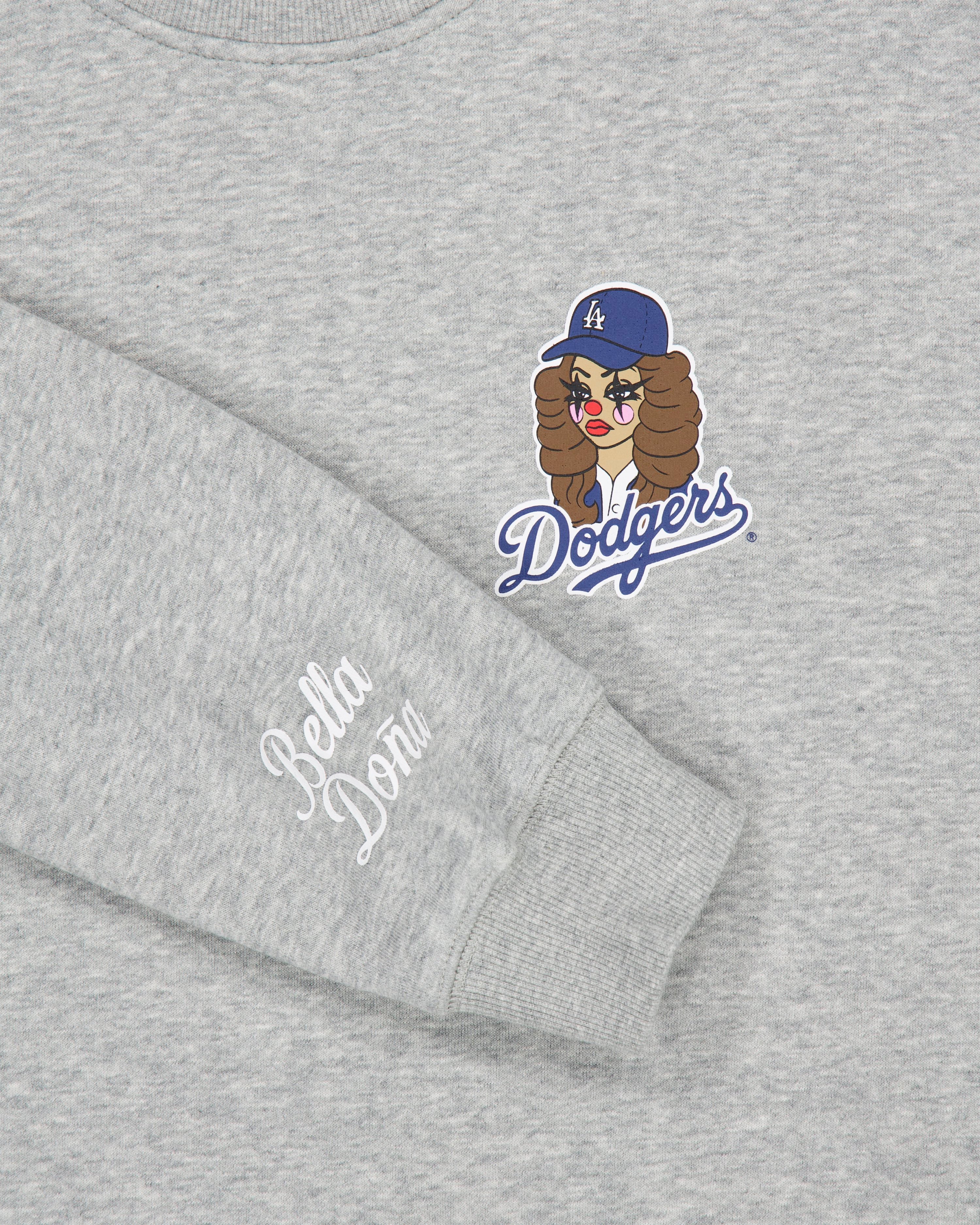 Los Angeles Dodgers X BD - L.A. Made Me Sweater - Grey - Image 4