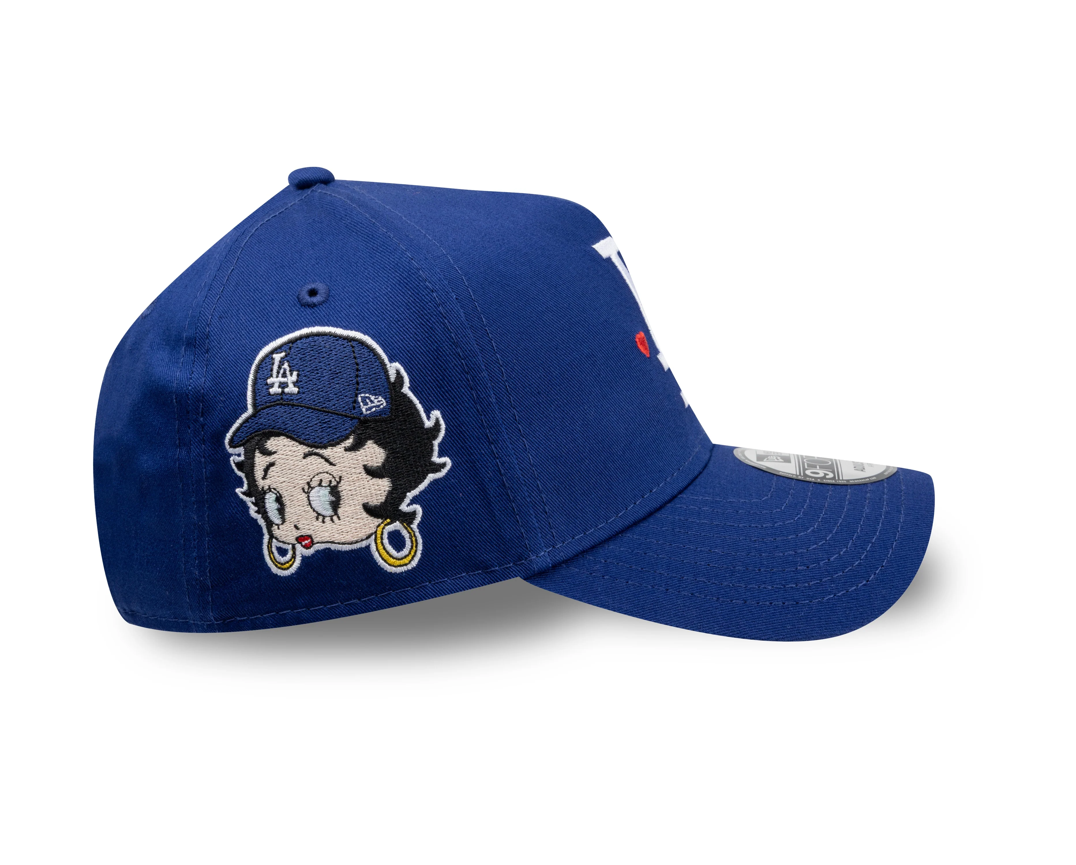 BD x Betty Boop x Los Angeles Dodgers 9FORTY A-Frame Snapback - Image 4