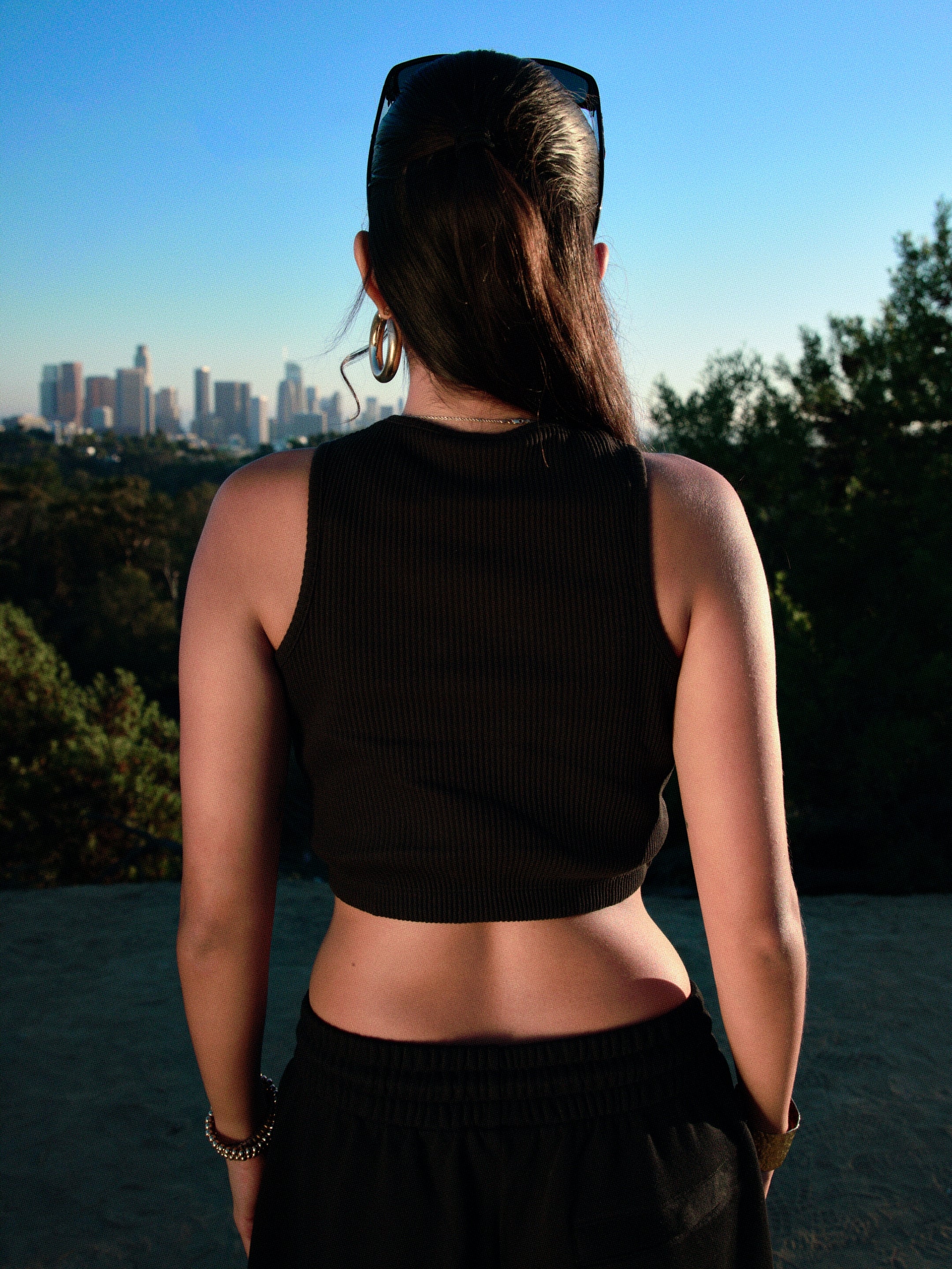 Bella Doña x Betty Boop x Los Angeles Dodgers Women's Cropped Tank Top - Black - Image 3