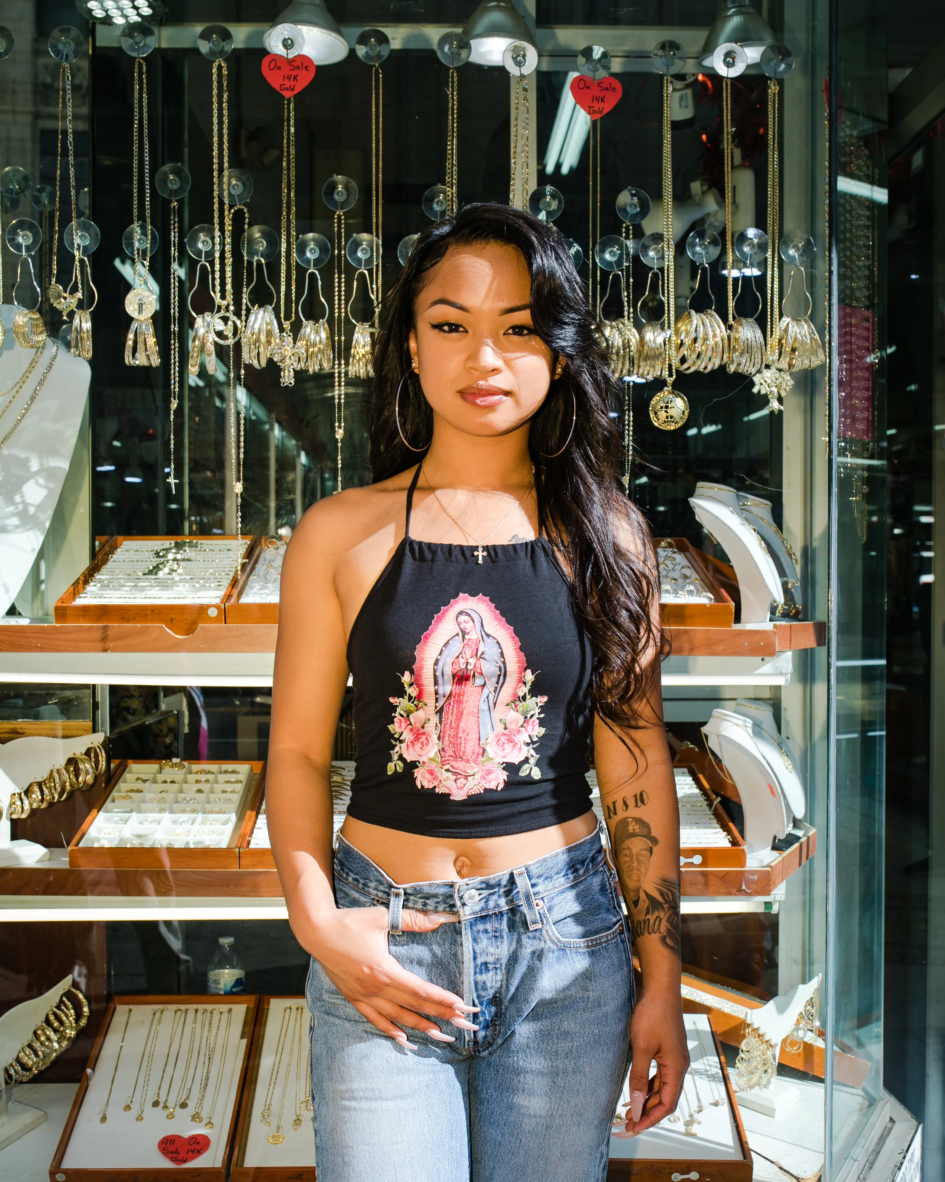 Virgencita Halter - Black - Image 3